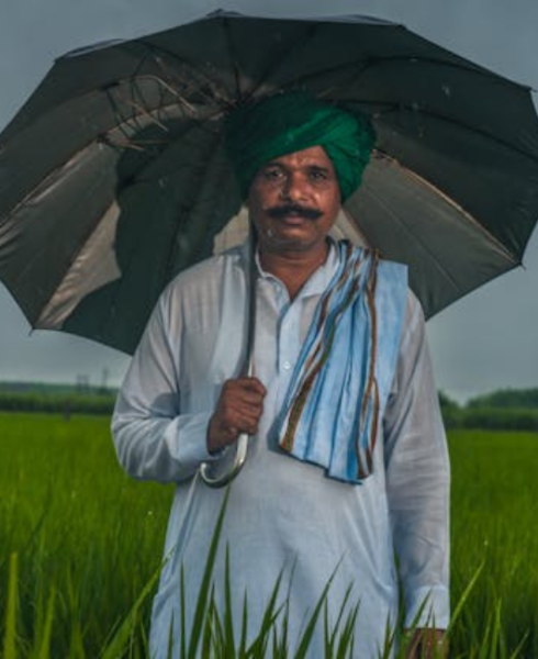 Ramphal. a rice farmer from Chamrori vilaage in India.